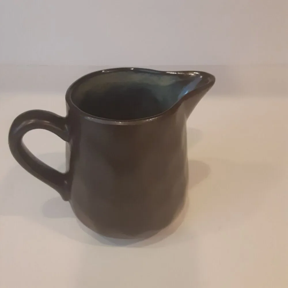 3R Studios Stoneware Creamer Masculine Earthy